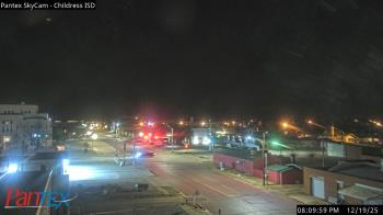 Weather camera view of Childress ISD.