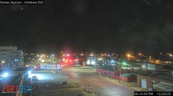 Weather camera view of Childress ISD.