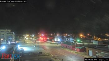 Weather camera view of Childress ISD.