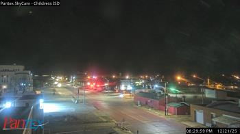 Weather camera view of Childress ISD.