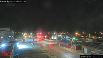 Weather camera view of Childress ISD.