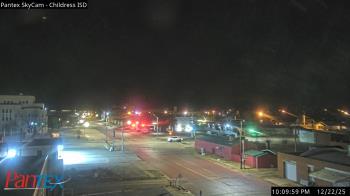 Weather camera view of Childress ISD.