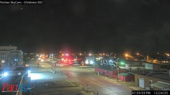 Weather camera view of Childress ISD.