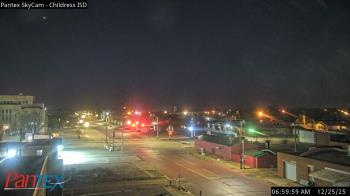 Weather camera view of Childress ISD.