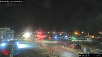 Weather camera view of Childress ISD.