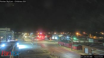 Weather camera view of Childress ISD.