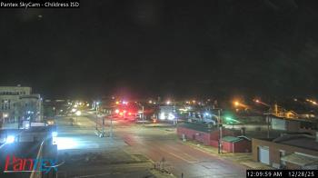 Weather camera view of Childress ISD.