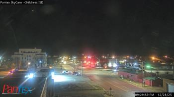 Weather camera view of Childress ISD.