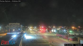 Weather camera view of Childress ISD.