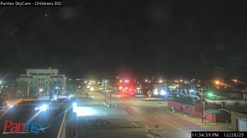 Weather camera view of Childress ISD.