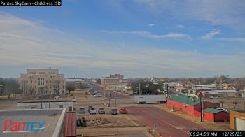 Weather camera view of Childress ISD.