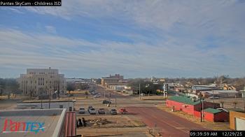 Weather camera view of Childress ISD.