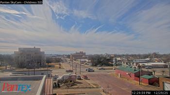 Weather camera view of Childress ISD.