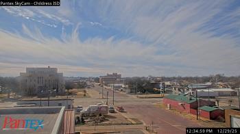 Weather camera view of Childress ISD.