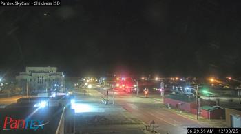 Weather camera view of Childress ISD.