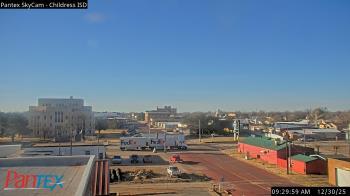 Weather camera view of Childress ISD.