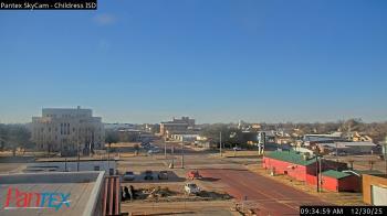 Weather camera view of Childress ISD.