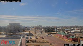 Weather camera view of Childress ISD.
