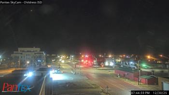 Weather camera view of Childress ISD.