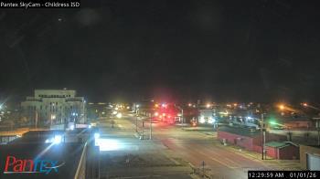 Weather camera view of Childress ISD.