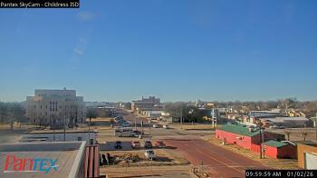 Weather camera view of Childress ISD.