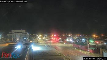 Weather camera view of Childress ISD.