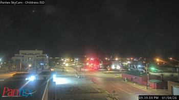 Weather camera view of Childress ISD.