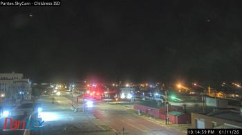 Weather camera view of Childress ISD.