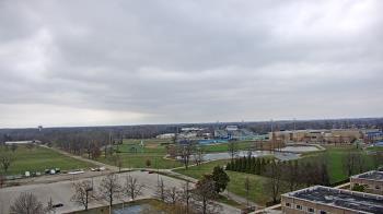 Weather camera view of Eastern Illinois University.