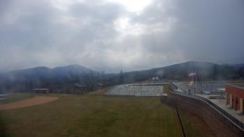 Weather camera view of Allegany HS.