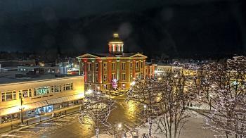 Weather camera view of City of Woodstock.