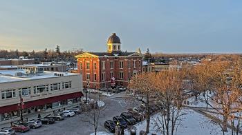 Weather camera view of City of Woodstock.
