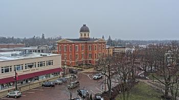Weather camera view of City of Woodstock.