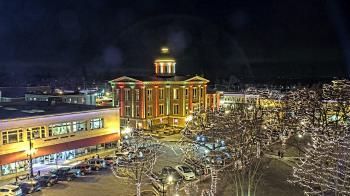 Weather camera view of City of Woodstock.