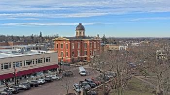 Weather camera view of City of Woodstock.