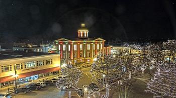 Weather camera view of City of Woodstock.