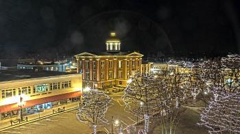 Weather camera view of City of Woodstock.