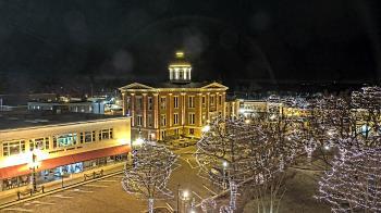 Weather camera view of City of Woodstock.