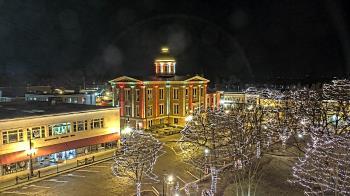 Weather camera view of City of Woodstock.