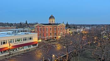 Weather camera view of City of Woodstock.