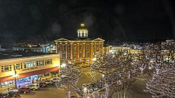 Weather camera view of City of Woodstock.