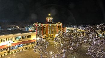 Weather camera view of City of Woodstock.