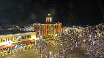 Weather camera view of City of Woodstock.