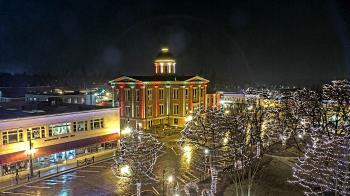 Weather camera view of City of Woodstock.