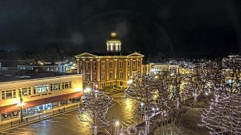 Weather camera view of City of Woodstock.