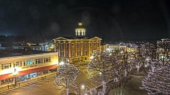 Weather camera view of City of Woodstock.