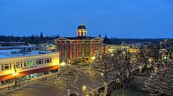 Weather camera view of City of Woodstock.