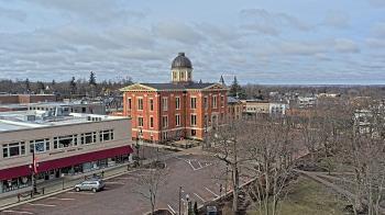 Weather camera view of City of Woodstock.
