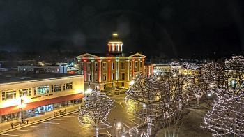 Weather camera view of City of Woodstock.