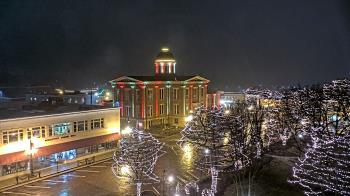 Weather camera view of City of Woodstock.